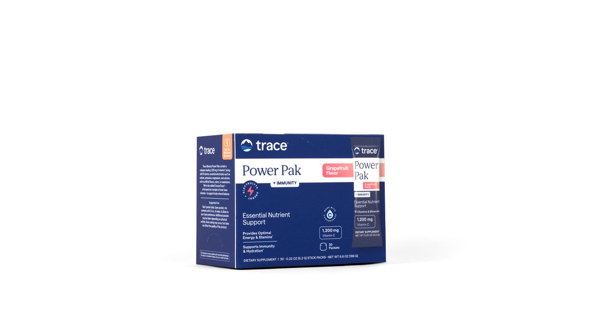 Trace Minerals Electrolyte Stamina Power Pak, Immunity, Grapefruit ...
