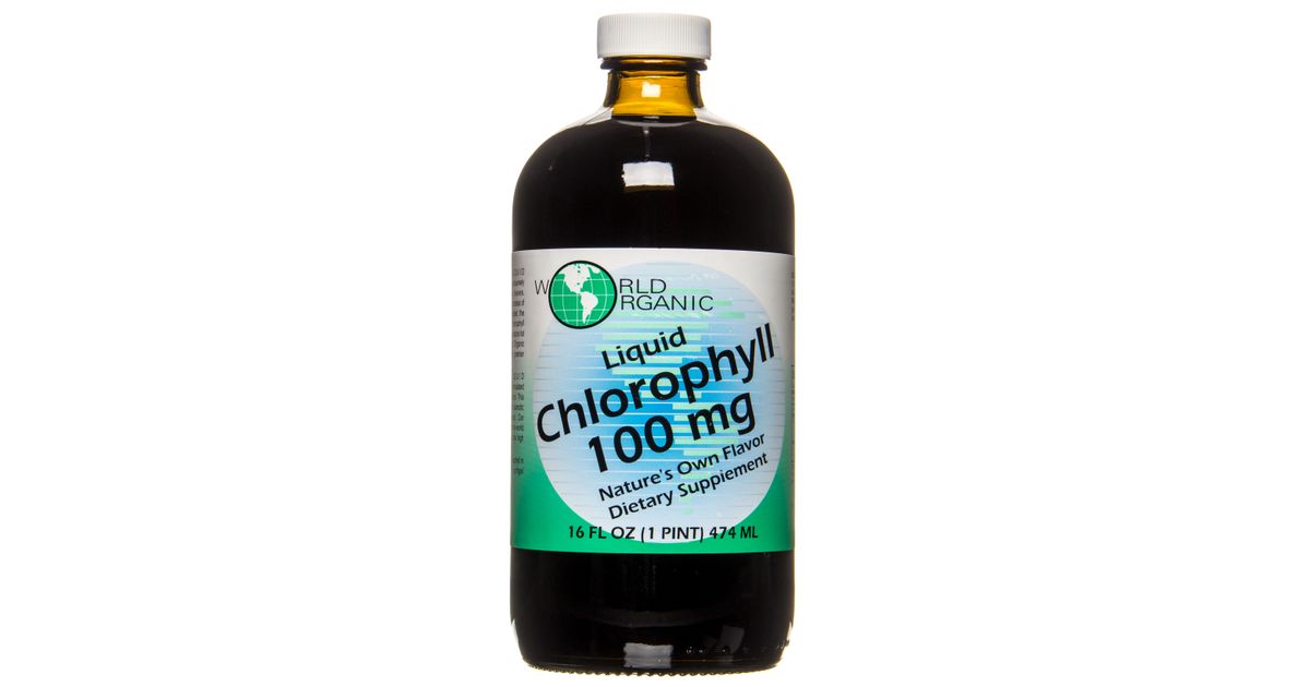 World Organics Natural Liquid Chlorophyll Azure Standard