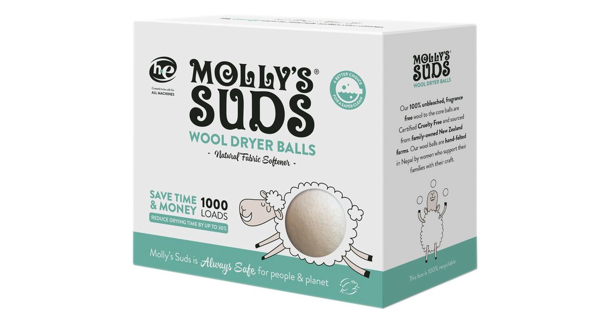 Molly's suds shop wool dryer balls