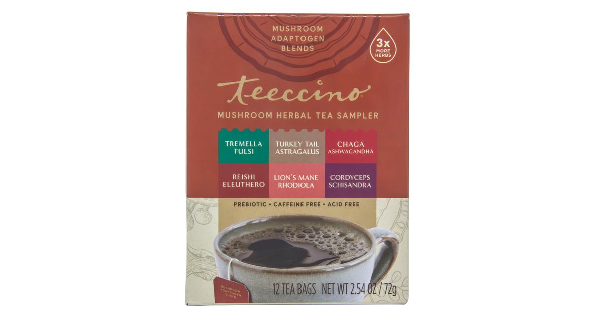 Teeccino Mushroom Herbal Tea Sampler - Azure Standard