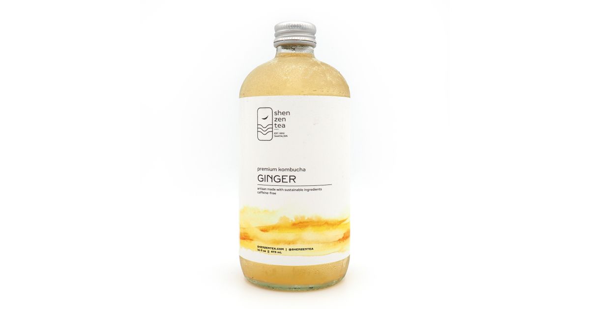 @Shen Zen Tea Kombucha, Ginger - Azure Standard