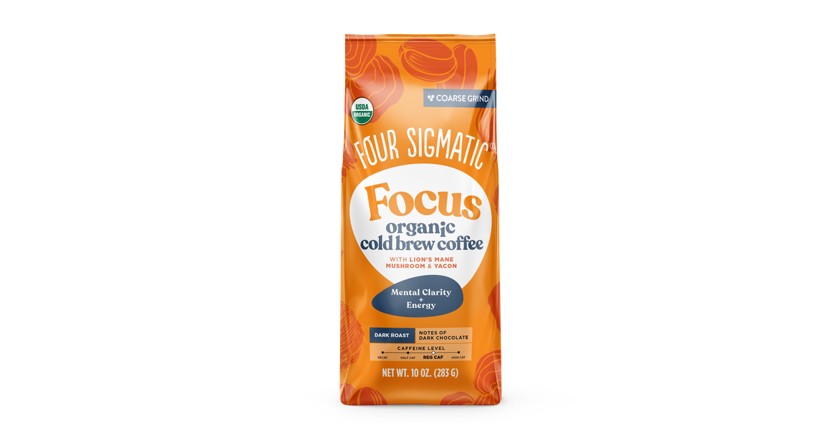 Four Sigmatic Focus Coffee, Cold Brew, Ground, Organic - Azure Standard