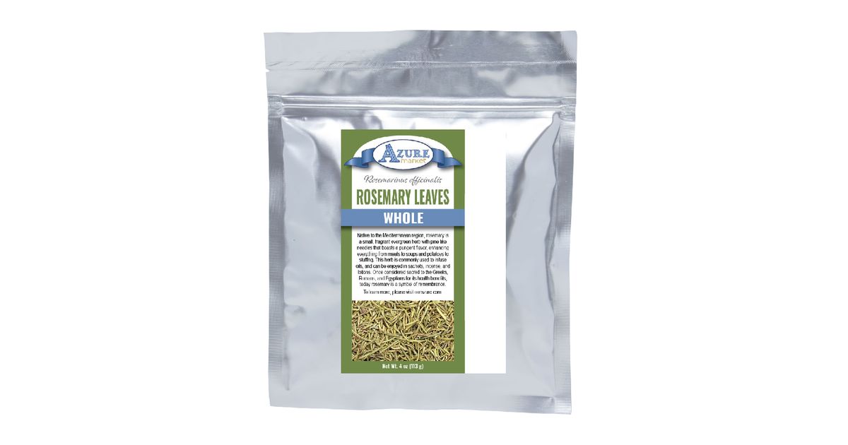 Azure Market Rosemary Leaves, Whole - Azure Standard