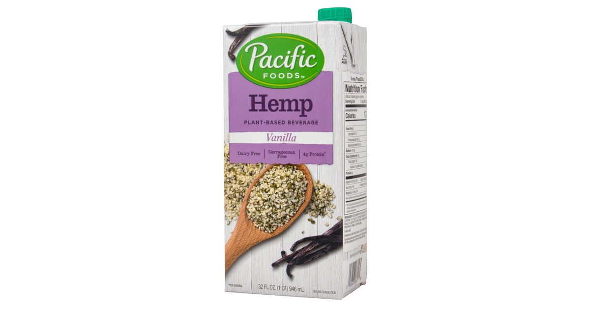 Pacific Foods Hemp Milk, Vanilla Azure Standard