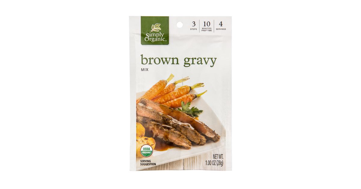 Simply Organic Brown Gravy Mix, Organic Azure Standard