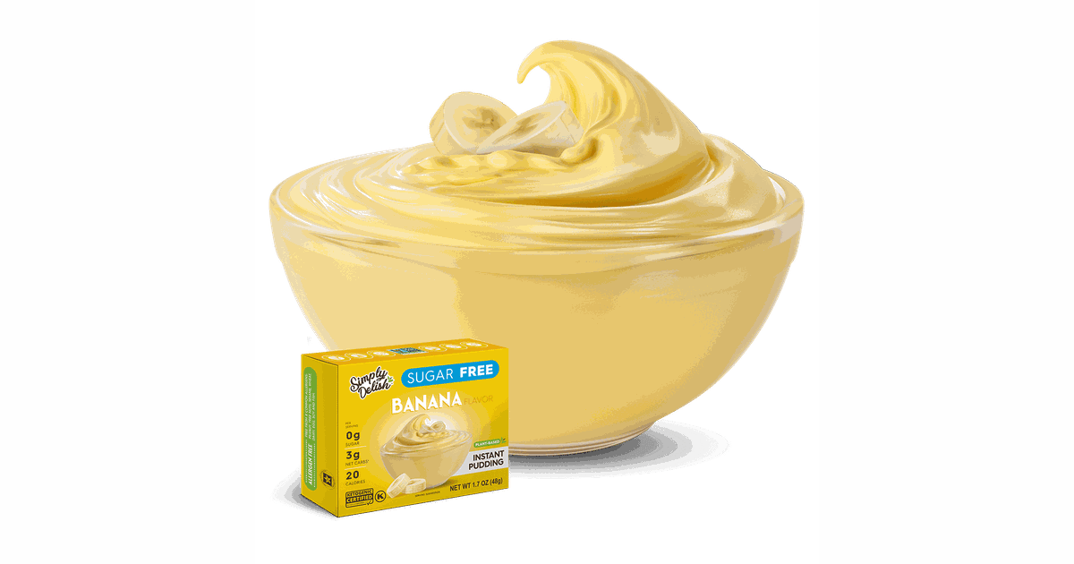 Simply Delish Instant Pudding, Banana Azure Standard