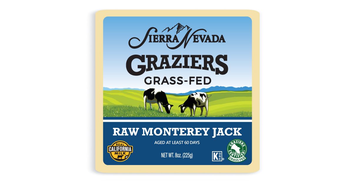 Sierra Nevada Cheese Company Graziers, Monterey Jack, Raw, Grass