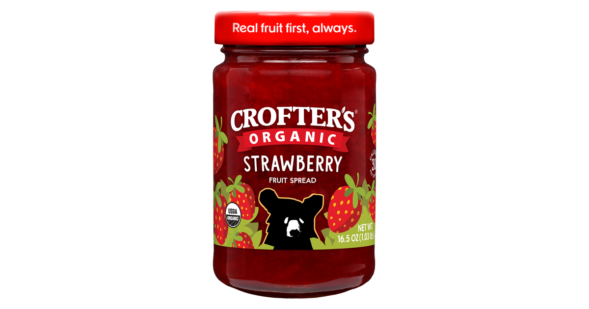 プロビア　グラマー　12g 14g 18g Crofter's Strawberry Premium Spread, Organic - Azure Standard