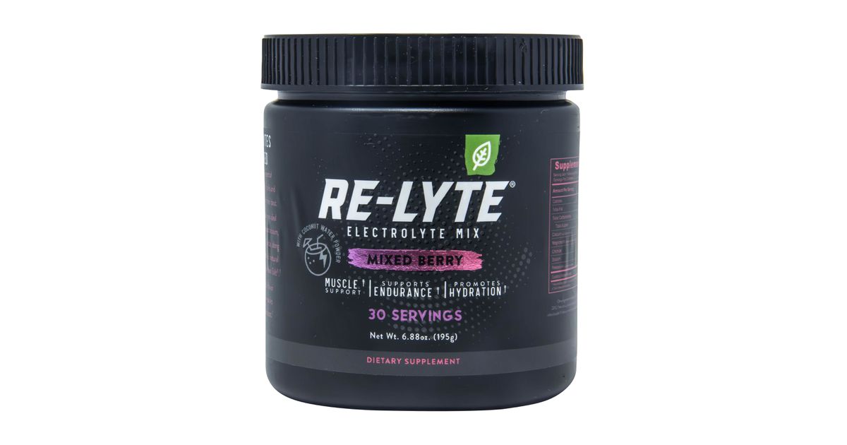 Re-Lyte® Electrolyte Drink Mix, Mixed Berry Flavor - Redmond Re-Lyte