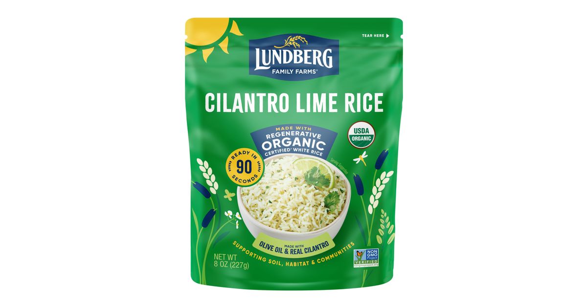 Lundberg Cilantro Lime Rice, White, Ready to Heat, Organic - Azure Standard