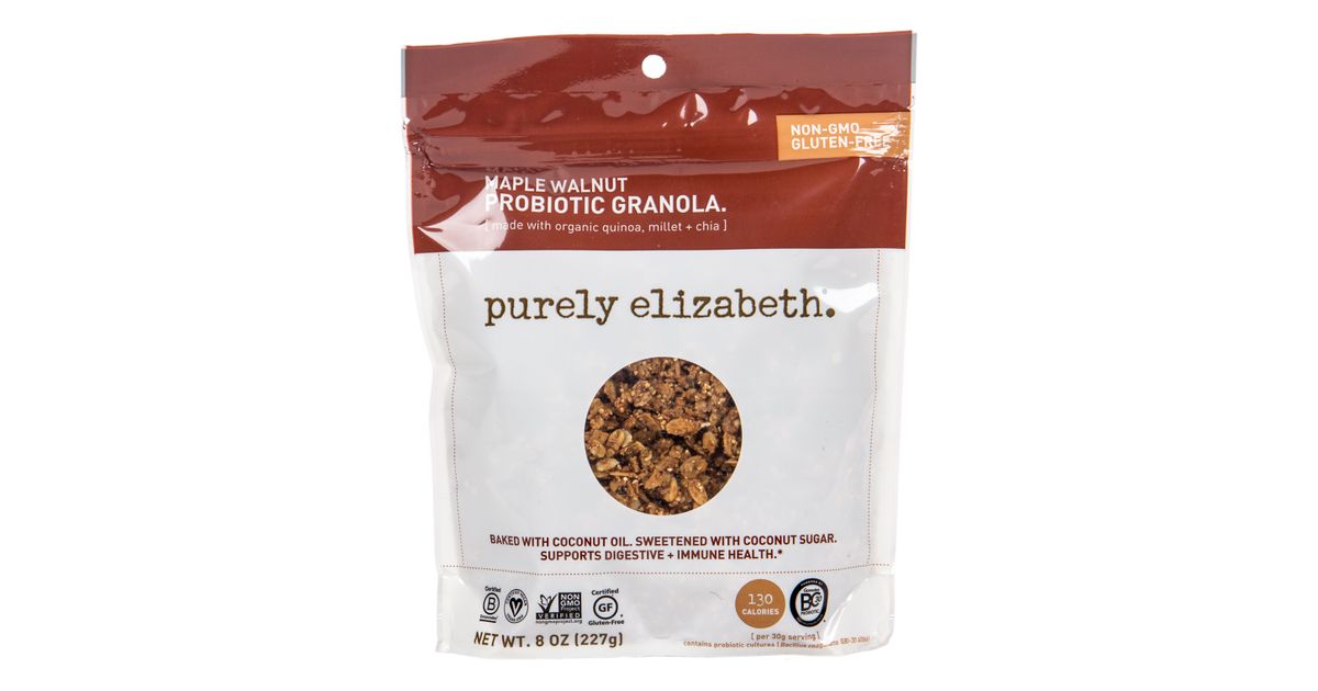 Purely Elizabeth Granola Cereal, Probiotic, Maple Walnut, GF Azure