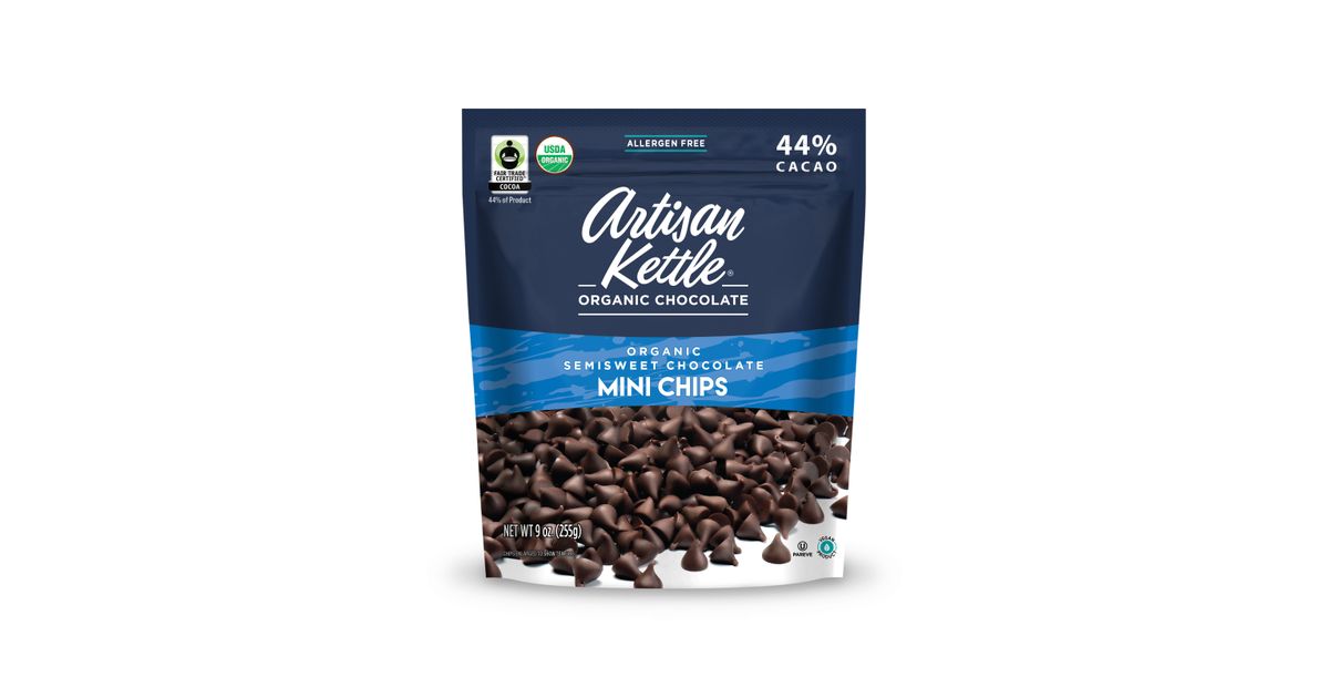 Artisan Kettle Chocolate Chips, Mini, Semisweet, Organic Azure Standard