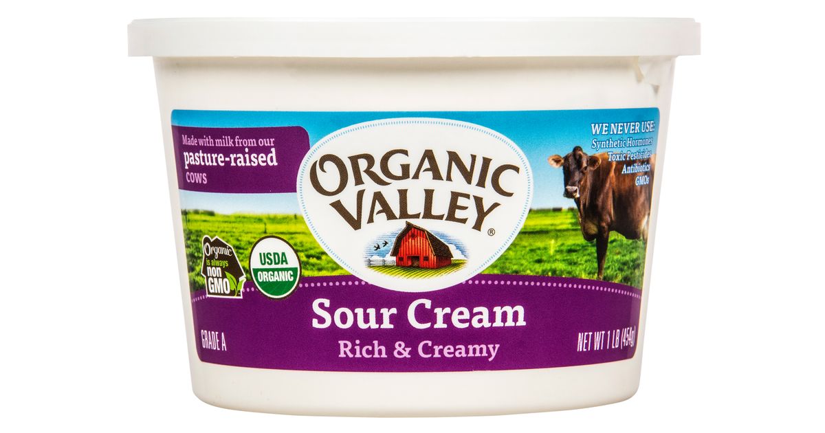 Organic Valley Sour Cream, Organic - Azure Standard