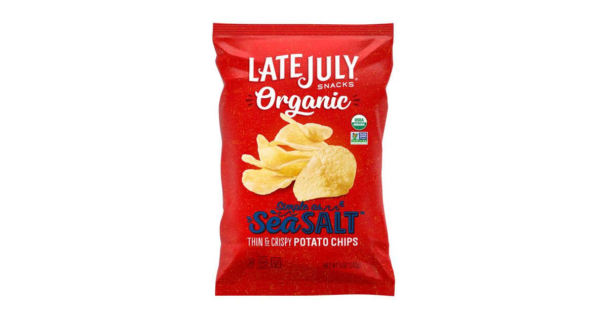 Late July Potato Chips, Sea Salt, Organic Azure Standard