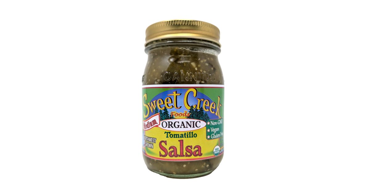 Sweet Creek Foods Salsa Tomatillo, Medium, Organic - Azure Standard
