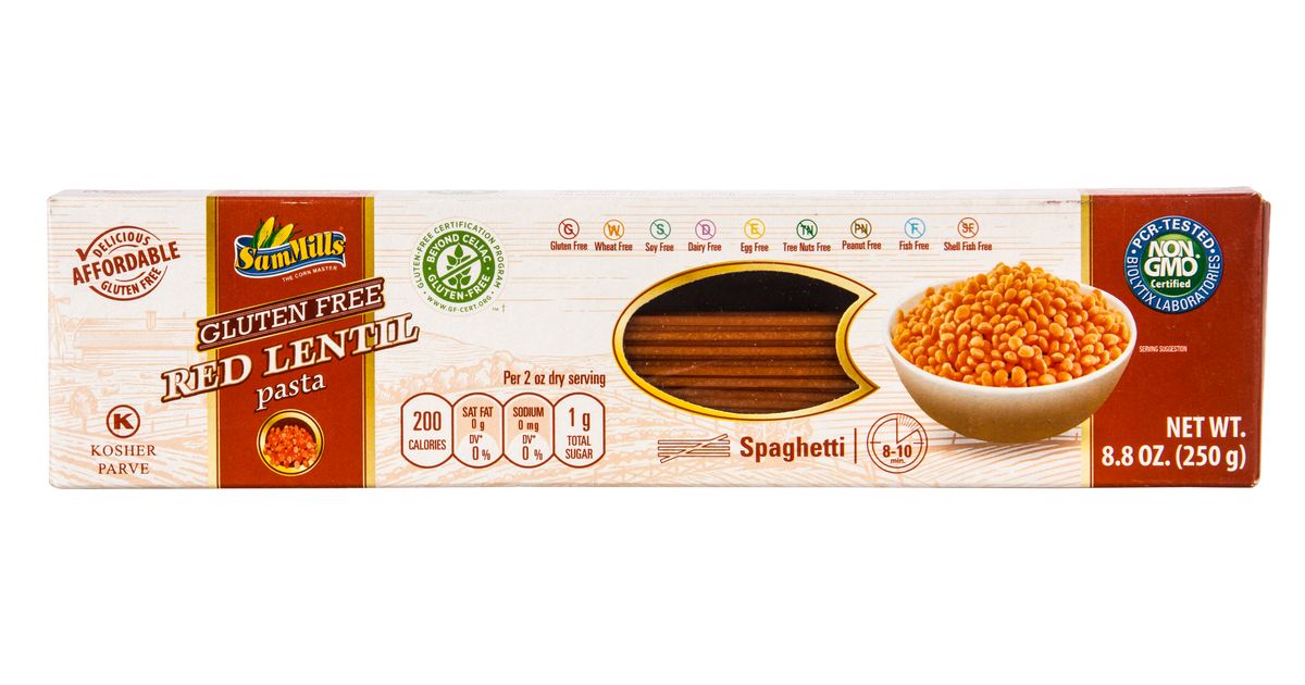 Sam Mills Spaghetti, Red Lentil, GF - Azure Standard
