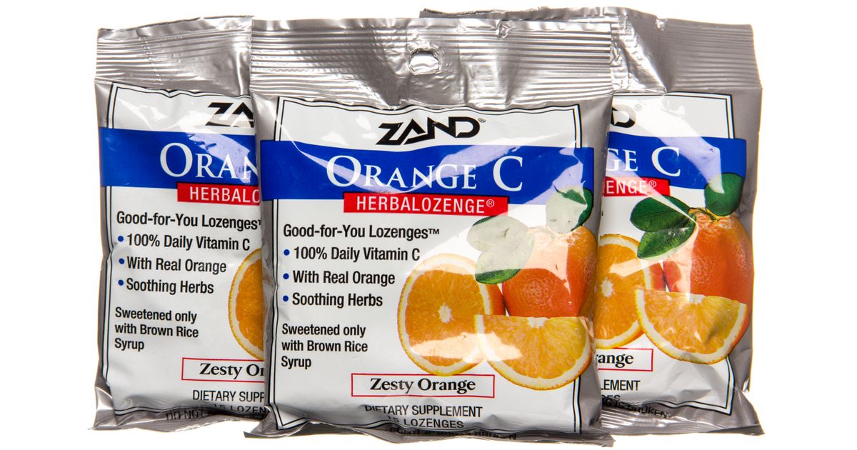 Zand Vitamin C Lozenges, Orange Azure Standard