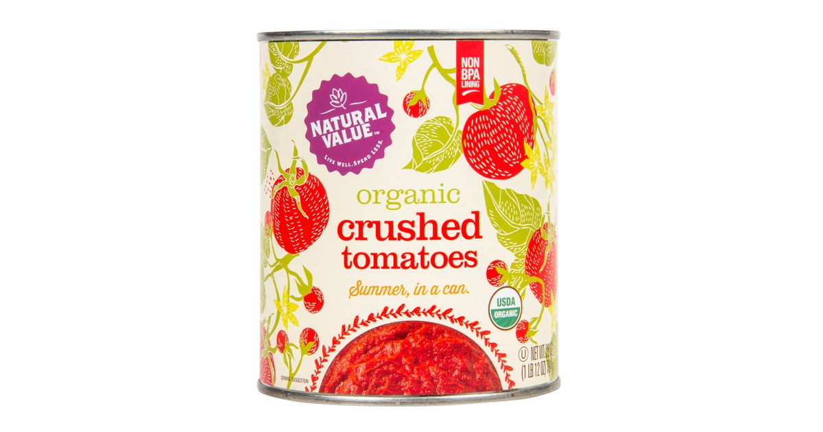 Natural Value Tomatoes, Crushed, Organic - Azure Standard