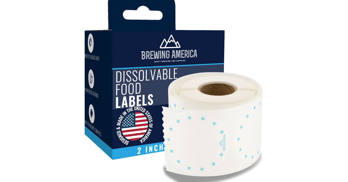Hygiplas Dissolvable Colour Coded Food Label Starter kit with 1
