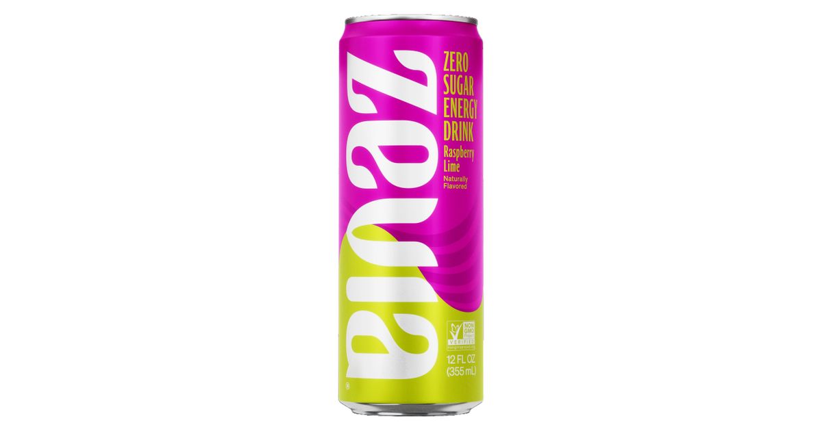 Zevia Energy, Zero Calorie, Raspberry Lime - Azure Standard