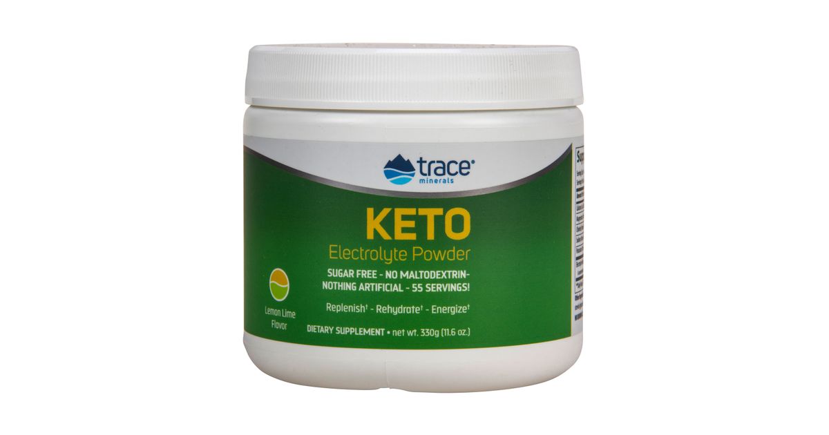 Trace Minerals Keto Electrolyte Powder, Lemon Lime Azure Standard