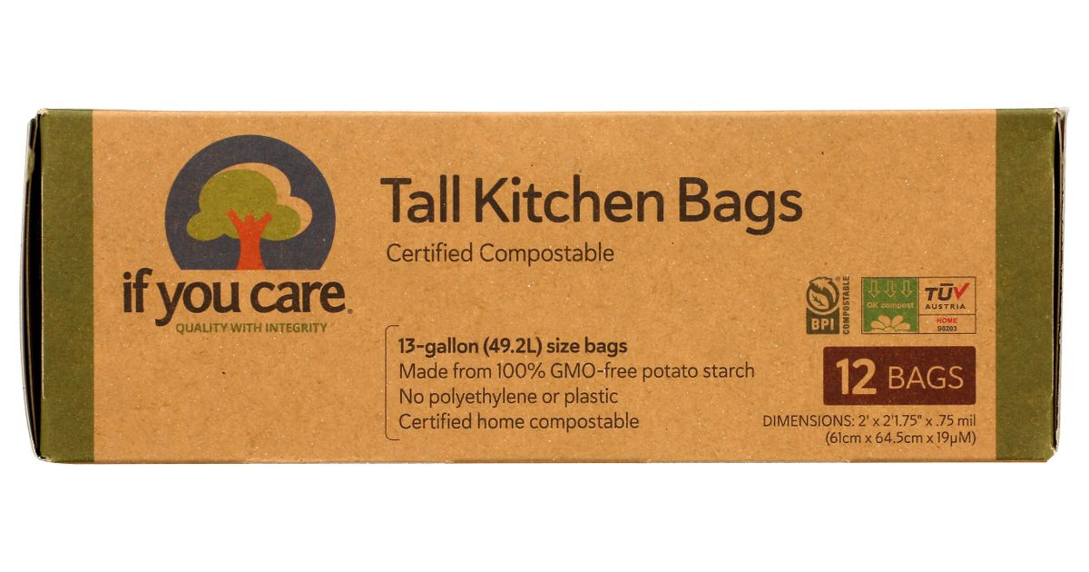 If You Care Trash Bags, Compostable, 13 Gallon - Azure Standard