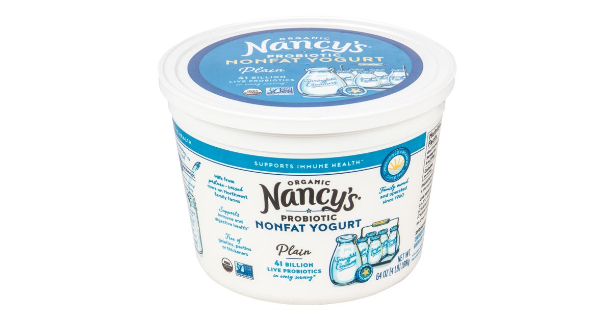 Nancy's Yogurt, Plain Nonfat, Organic Azure Standard