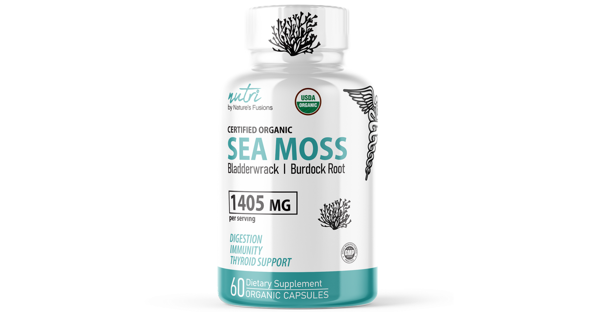 Nutri Sea Moss, 1405mg, Organic - Azure Standard