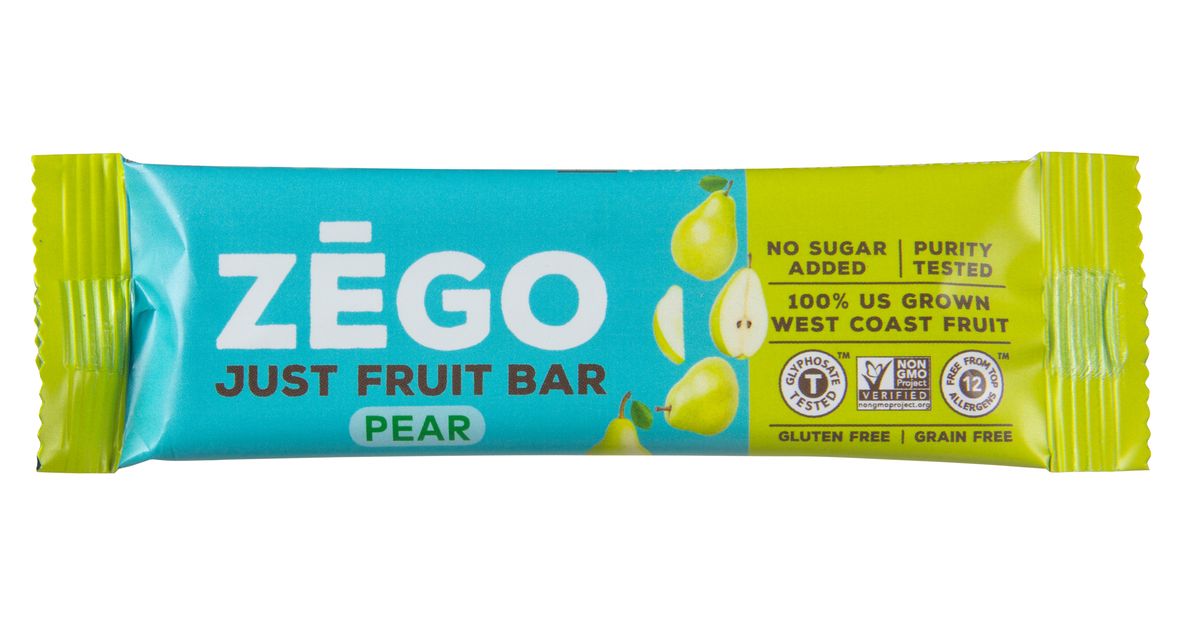Zego Just Fruit Bar, Pear Azure Standard