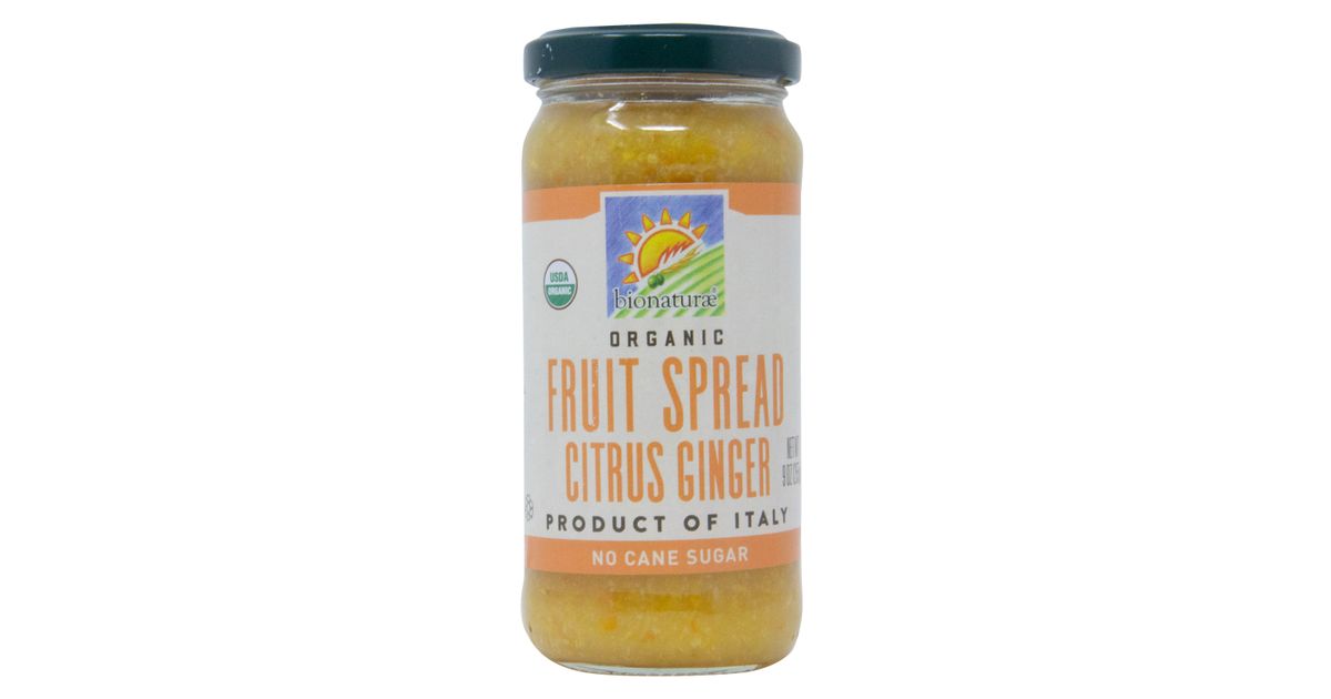 Bionaturae Citrus Ginger Fruit Spread Organic Azure Standard