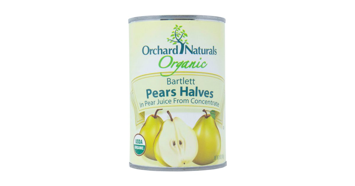 Orchard Naturals Pear, Halves, In Pear Juice, Organic - Azure Standard