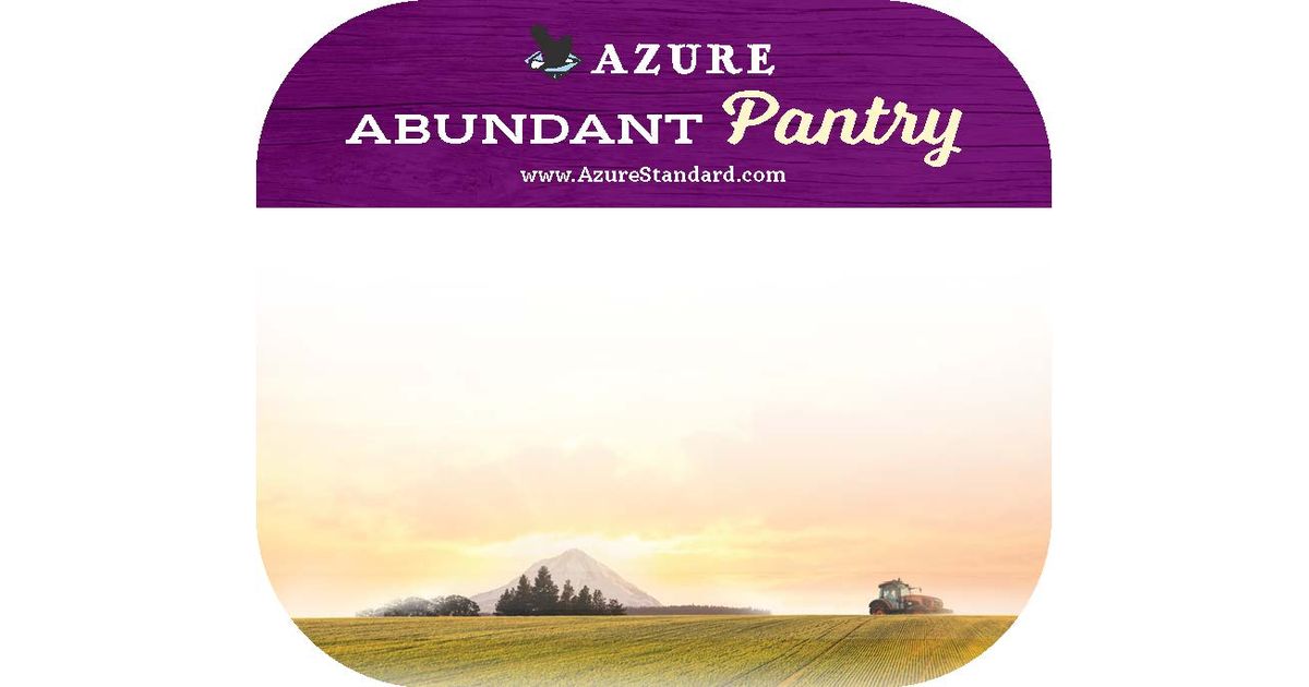 Packaging & Supplies Azure Abundant Pantry Label, Small - Purple (2 ...