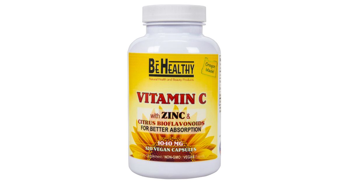 Be Healthy Vitamin C with Zinc and Citrus Bioflavonoids Azure Standard
