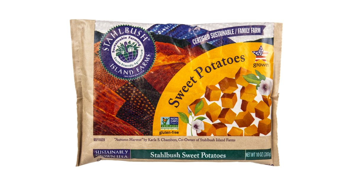 Stahlbush Island Sweet Potatoes, Diced, Frozen - Azure Standard