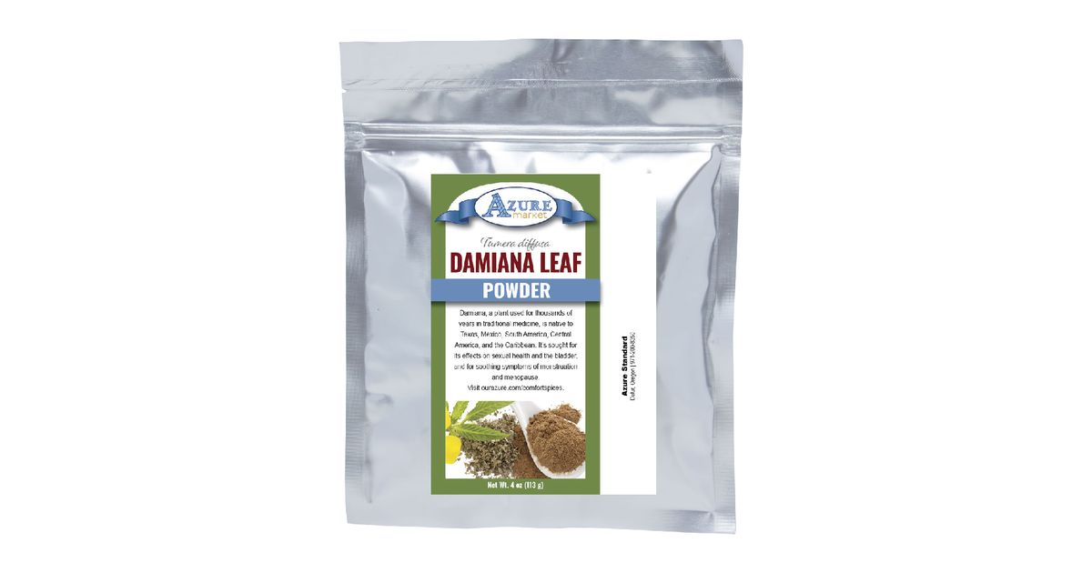 Azure Market Damiana Leaf Powder - Azure Standard