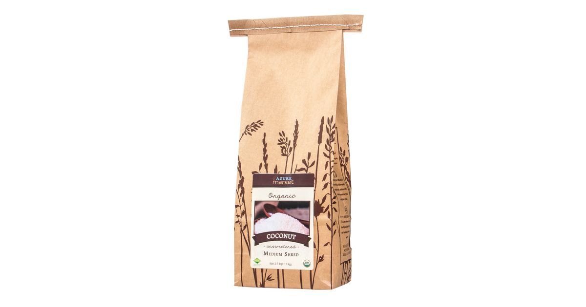 Azure Market Organics Coconut, Medium Shredded, Organic - Azure