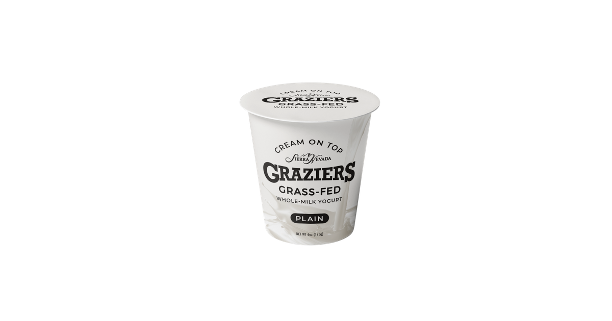 Sierra Nevada Cheese Company Graziers, Whole Milk Yogurt, Plain