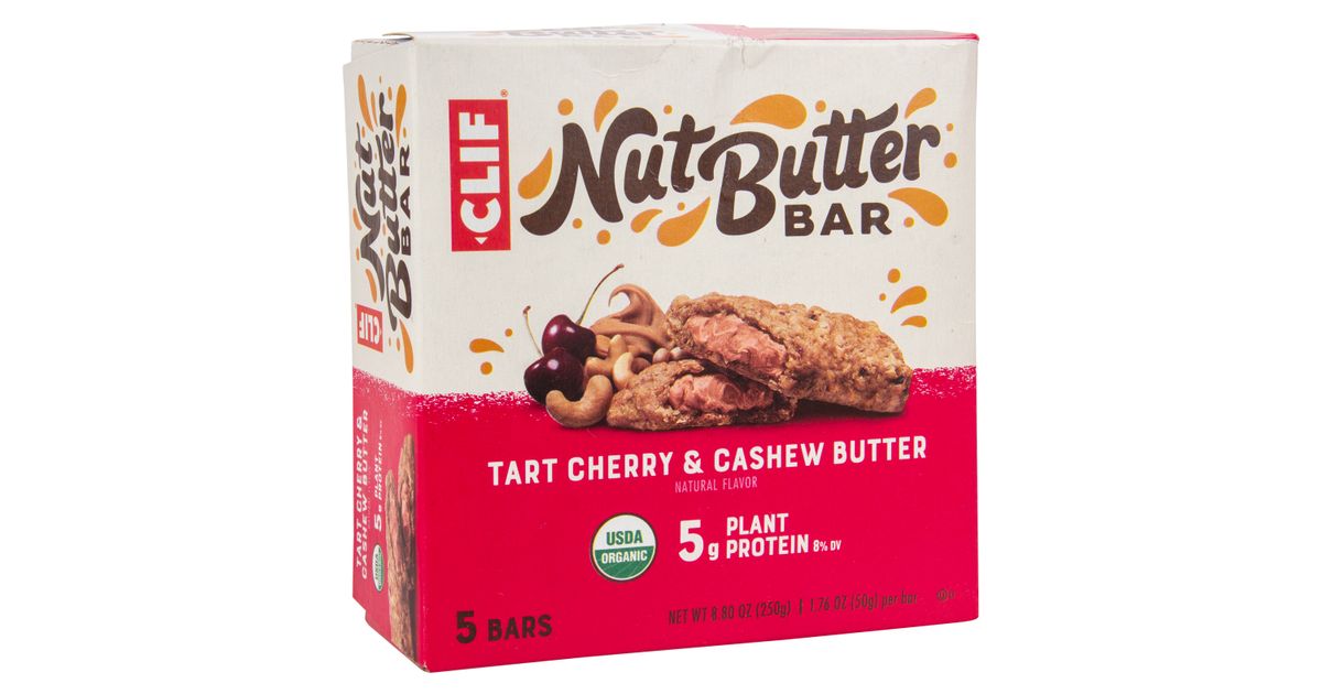 Clif Bar Nut Butter Filled Bar, Tart Cherry & Cashew Butter, Organic