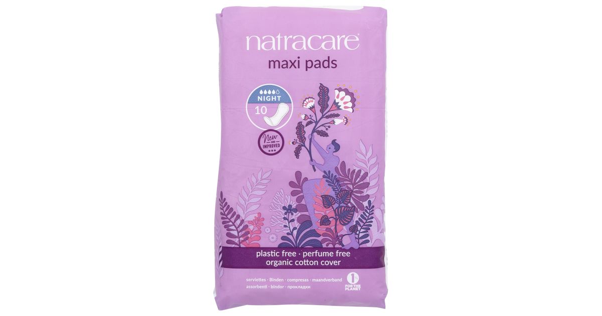 Natracare Pads, Night Time Azure Standard