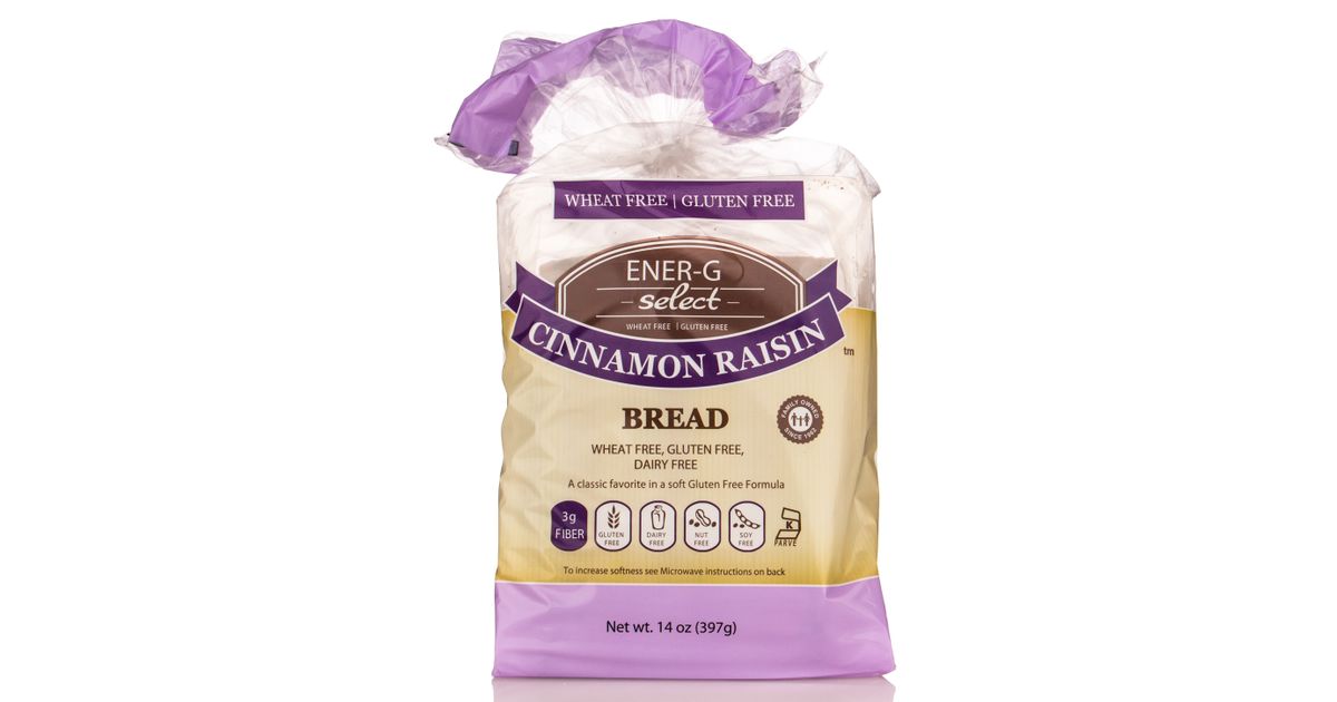 EnerG Foods Cinnamon Raisin Bread, Shelf Stable Azure Standard