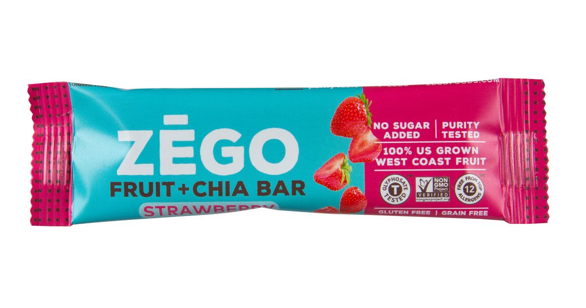 Zego Fruit + Chia Bar, Strawberry Azure Standard
