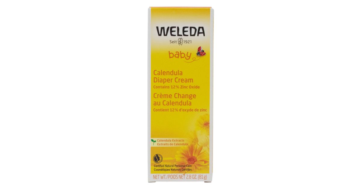 Weleda Diaper Cream, Baby, Calendula Azure Standard
