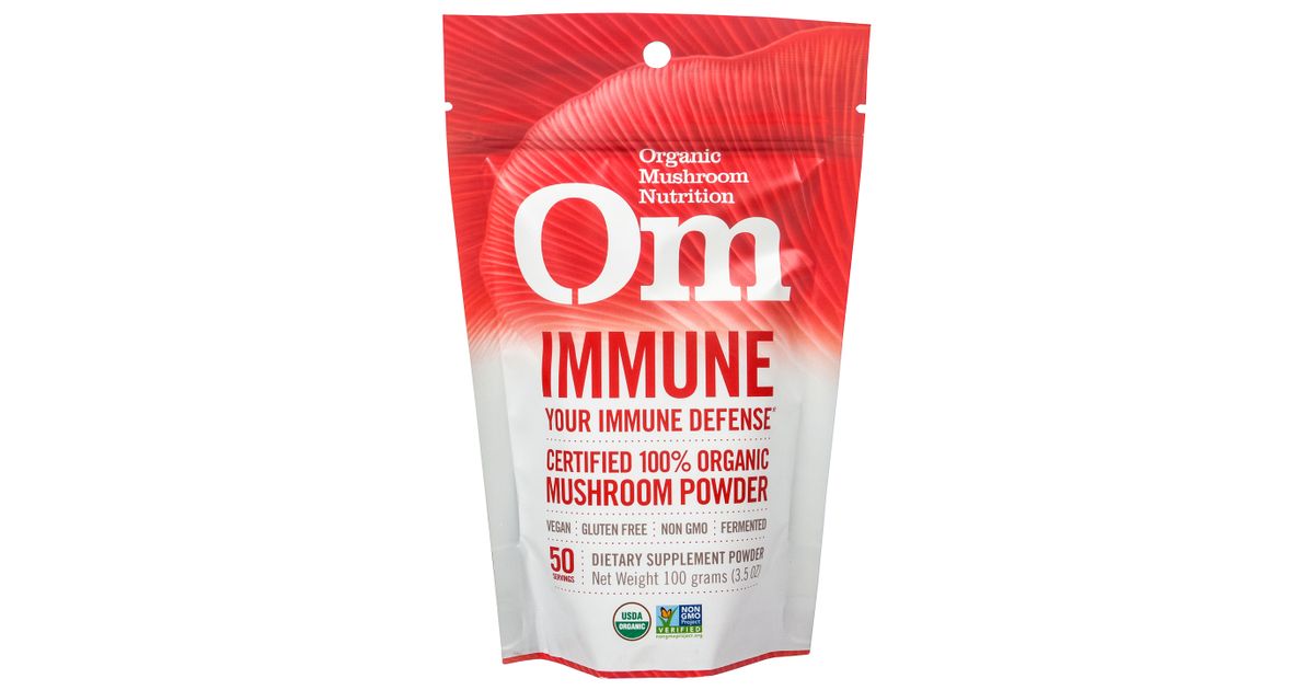 OM Mushroom Superfood Immune, Mushroom Powder, Organic Azure Standard
