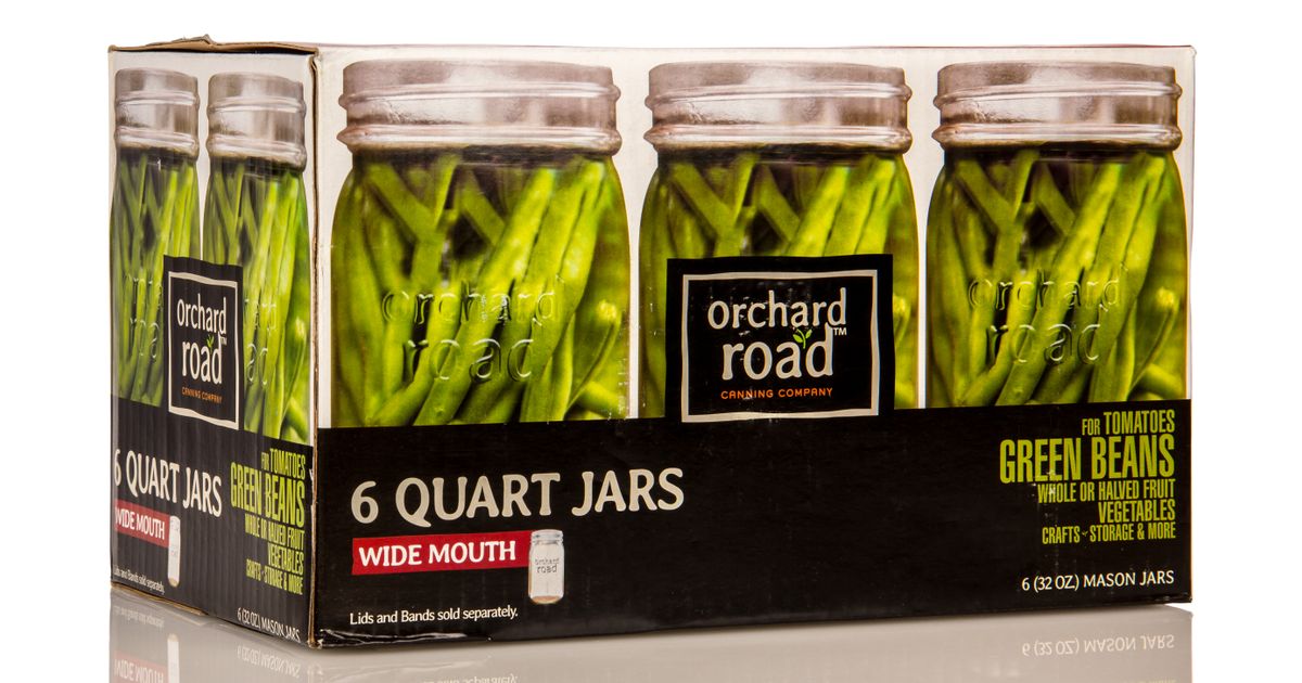 Orchard Road Canning Canning Jars, Quart, Wide Mouth - Azure Standard