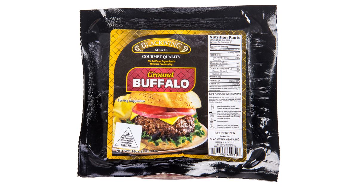 Buffalo Ground Meat 5 lb. Bag - ElkUSA