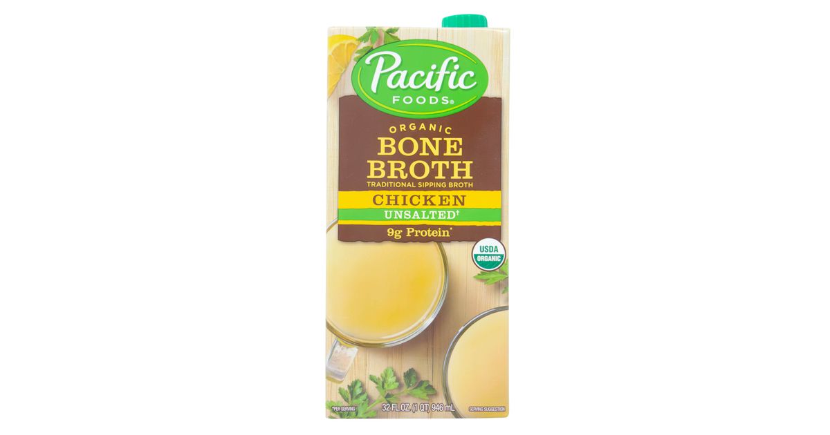 Order Pacific Organic Bone Broth, Chicken