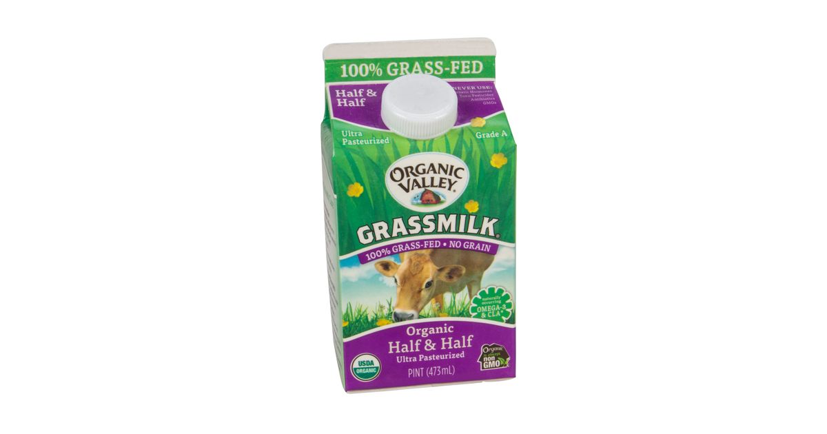 Organic Valley Half and Half, Grassmilk, Organic Azure Standard
