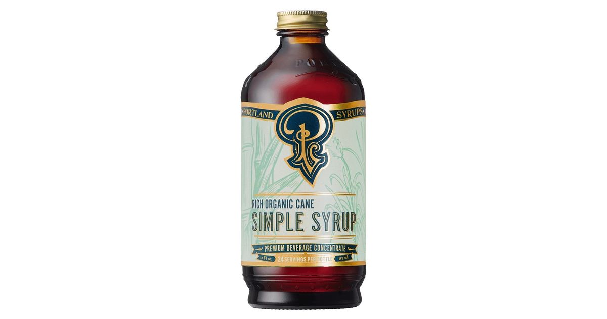 Portland Syrups Beverage Concentrate, Cane Simple Syrup - Azure