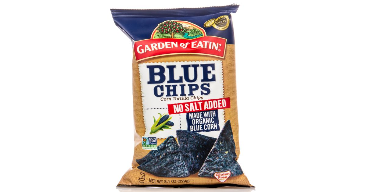 Garden of Eatin' Blue Corn Tortilla Chips, No Salt Azure Standard