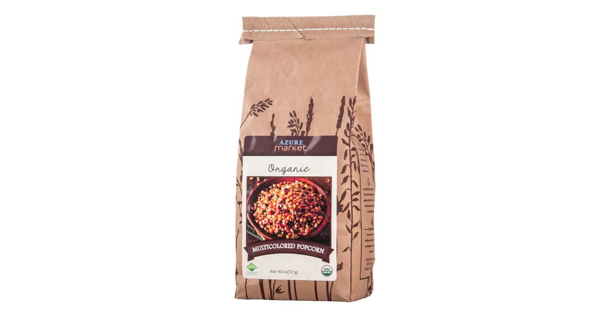 Azure Market Organics Popcorn, Multicolored, Organic - Azure Standard